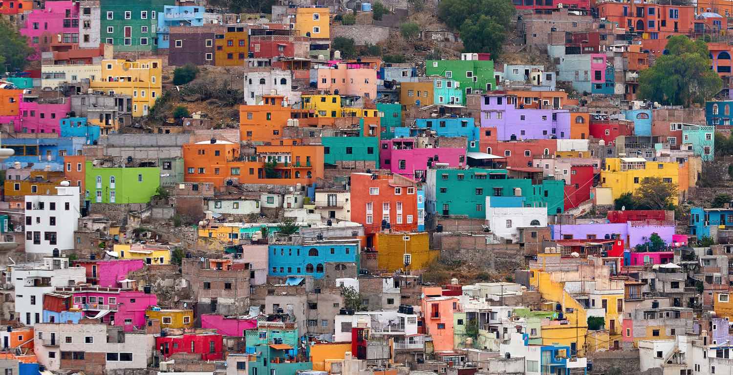 Collage of colorful neighborhoods and beautiful views. Мексика материал. Парк Xenses Мексика.